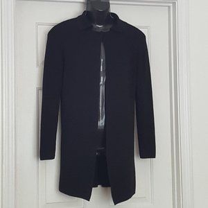 Women's MARISA  Open Cardigan  Size M Color Black Made Italy